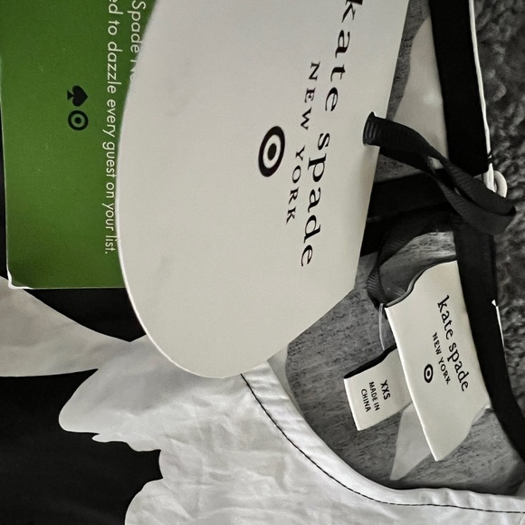 Kate Spade White Sleeveless Crop Tank Top - Picture 3 of 4